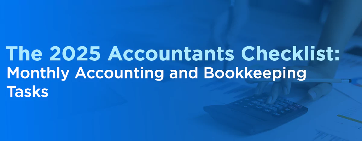 Monthly Bookkeeping Tasks Checklist for Accountants
